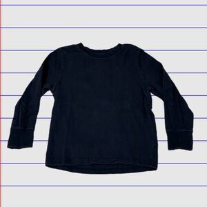 Old Navy Classic Navy Kids Long Sleeve Shirt Size 4T